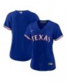 Women's Royal Texas Rangers Alternate Logo Replica Team Jersey Blue $50.00 Jersey